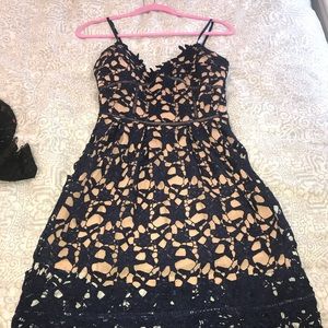 Navy lace Dress